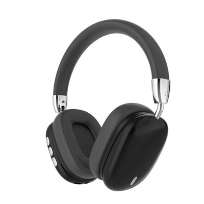 B36 Wireless Over-Ear Headphones, Bluetooth,Foldable and portable , Premium Mesh Fabric, Silver Metal Accents Suitable for travel, learning, sports, listening to music and other scenarios ()