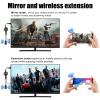 Wireless Display Adapter,Screen mirroring Adapter for tv for i-OS/Android/Windows/i-Phone/Tablet Monitor Projector, Support Air-Play DLNA Miracast (Matte Black) view 3