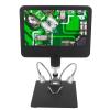 10.1 Inch LCD Digital Microscope with LED Light HD 260X 2MP Camera Video Recorder for Industrial Repair view 2
