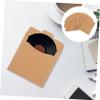 DIYEAH 50pcs Kraft Paper Cd Sleeves DVD Storage Bag Cd Covers for Home Office School view 4