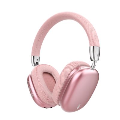 B36 Wireless Over-Ear Headphones, Bluetooth,Foldable and portable , Premium Mesh Fabric, Silver Metal Accents Suitable for travel, learning, sports, listening to music and other scenarios ()