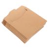 DIYEAH 50pcs Cd Sleeves Kraft Paper Envelopes Cd Storage Access and Protect Your Media view 1