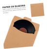 Balacoo 50pcs Cd Cases Kraft Paper Envelopes Disc Case for Cd Storage for Dvd Storage Bag view 4
