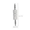 Angoily 6Pcs Male to Male Audio Extender Mixer Conversion Connector Durable Microphone Adapter view 2