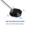 Eujgoov 360Omnidirectional Computer Microphone with USB Charging, High Sensitivity Desktop Mic for Laptop Meeting & Gaming (USB Plug) (3.5mm Plug) view 3