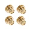 BRIGHTFUFU 4Pcs Shockproof Speaker Spikes Pads Durable Copper Isolation Feet for Monitors Turntables and Audio Equipment Vibration Design for Enhanced Stability view 1