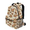 ALAZA Capybaras and Hamburgers Backpack for Women Men,Travel Casual Daypack College Bookbag Laptop Bag Work Business Shoulder Bag Fit for 14 Inch Laptop view 3