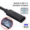 100W PD Power Charger Tip USB C to Slim Laptop Charging Cable Adapter Converter for Dell Laptop 18-20V (Dedicated for Dell (for 45W/65W/90W Power), 4.0mm Small Head) view 4
