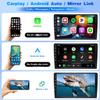 Bobuluo 9inch Android 14 Car Stereo Radio Compatible for Toyota Prado 150 2009-2013, 2GB+32GB Screen Car Stereo with Wireless Carplay Android Auto GPS Navigation WiFi Bluetooth Backup Camera Mic view 3