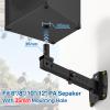 Aiweiwa Adjustable PA Speaker Wall Mount for 6"/8"/10"/12" PA Speaker Mount with 35mm Mounting Hole - Heavy-Duty Large Speakers Wall Mount Bracket Hold up to 110 Lbs for Space Saving view 2