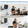 Aiweiwa Adjustable PA Speaker Wall Mount for 6"/8"/10"/12" PA Speaker Mount with 35mm Mounting Hole - Heavy-Duty Large Speakers Wall Mount Bracket Hold up to 110 Lbs for Space Saving view 4