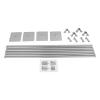 10FT Adjustable 4-Post Canopy Hardware Kit-Heavy Duty Metal Wedding Backdrop Stand with Quick Assembly,Durable Outdoor for Photography Booth,Ceremonies & Party Decorations. view 3