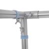 10FT Adjustable 4-Post Canopy Hardware Kit-Heavy Duty Metal Wedding Backdrop Stand with Quick Assembly,Durable Outdoor for Photography Booth,Ceremonies & Party Decorations. view 4