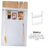 Angoily 2pcs Cable Management Box Under Desk Wire Storage Tray Desk Cord Organizer Simple Install view 3