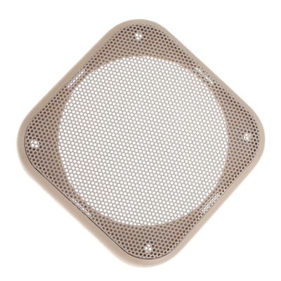 Alipis Audio Speaker Grille Audio Grille Protective Case Car Speaker Grills Cover Car Audio Grill Cover Car Subwoofer Speaker Cover Medium Mesh Protective Grid Plastic Beige