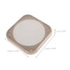 Alipis Audio Speaker Grille Audio Grille Protective Case Car Speaker Grills Cover Car Audio Grill Cover Car Subwoofer Speaker Cover Medium Mesh Protective Grid Plastic Beige view 2