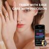 HPLSZCN Waterproof Smart Ring with Fitness Tracking, Heart Rate & Sleep Monitor, Step Counter for Android/iOS Phones,No Subscription Fee, Silver 10 view 2