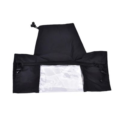 Angoily Ultra Window DSLR Rain Cover Zipper Digital Camera Accessory Black for Photography