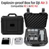 XYYORITRIX Hard Case for DJI Air 3S/DJI Air 3,Waterproof Pressure Resistant Carrying Case Large Storage Capacity, Abrasion, Dust, Shock and Drop Resistant view 3