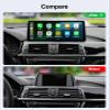 12.3 Inch Android 13 Car Stereo for BMW Carplay Screen 3/4 Series NBT System 2013-2016 | 4G RAM+64G ROM | Wireless CarPlay/Android Auto | 2400 * 900 Resoluton IPS Touch Screen | Retain iDrive view 3