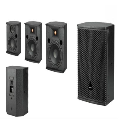iVTWO Professional Studio Monitor Speaker Plywood - 100W RMS with 5.25" Woofer & 2.75" Paper Tweeter - Textured Black Finish (200x160x270mm, 5kg