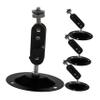 FELTECHELECTR 4sets Security Camera Wall Mount Bracket Holder for Camera Wall Mount Stand Easy Install Black view 1