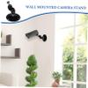FELTECHELECTR 4sets Security Camera Wall Mount Bracket Holder for Camera Wall Mount Stand Easy Install Black view 3