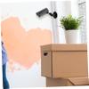 FELTECHELECTR 4sets Security Camera Wall Mount Bracket Holder for Camera Wall Mount Stand Easy Install Black view 4