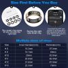 MagLoop Smart Ring Health Tracker for Men/Women,Fitness Ring Sleep Tracker with LED Display Sreeen,Fast Charging,Health and Sleep Monitoring,Motion Tracking,Female Cycle,Waterproof(Gold2,10) view 3
