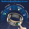 MagLoop Smart Ring Health Tracker for Men/Women,Fitness Ring Sleep Tracker with LED Display Sreeen,Fast Charging,Health and Sleep Monitoring,Motion Tracking,Female Cycle,Waterproof(Gold2,10) view 4