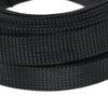 Heyiarbeit Braided Cable Sleeve 16mm x 10m PET Expandable Insulation Nylon Wire Protector Cable Sheath,Black Flexible Wire Mesh Sleeve view 2