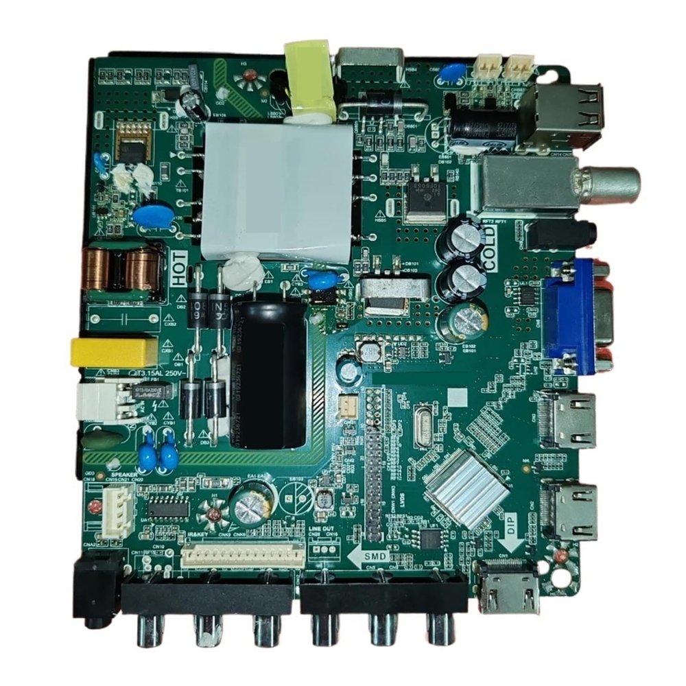 RYEAZIQI Compatible for TPMS3553PB801 Compatible for Haier LED TV Motherboard(Green Transformer)