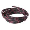 Heyiarbeit Braided Cable Sleeve 6mm x 5m PET Expandable Insulation Nylon Wire Protector Cable Sheath,Black Pink Flexible Wire Mesh Sleeve view 1