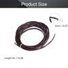Heyiarbeit Braided Cable Sleeve 6mm x 5m PET Expandable Insulation Nylon Wire Protector Cable Sheath,Black Pink Flexible Wire Mesh Sleeve view 2