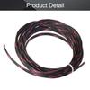Heyiarbeit Braided Cable Sleeve 6mm x 5m PET Expandable Insulation Nylon Wire Protector Cable Sheath,Black Pink Flexible Wire Mesh Sleeve view 4
