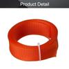 Heyiarbeit Braided Cable Sleeve 25mm x 1m PET Expandable Insulation Nylon Wire Protector Cable Sheath,Orange Flexible Wire Mesh Sleeve view 4