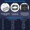 MagLoop Smart Ring Health Tracker for Men/Women with LED Dispay Screen,Fitness Ring Sleep Tracker,Fast Charging,for Pedometer Exercise,Monitor Sleep,Heart Rate, Stress,Waterproof (Silver,9) view 3