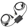 AYNEFY Two Way Walkie Talkie Relay Box, Repeater for Long Distance Communication, No Power Supply Needed, ABS Material, Black, Compatible with Walkie Talkies view 2
