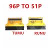 RYEAZIQI Compatible for Samsung, TV Motherboard 96P to 51P QK96 to 51P 4K TV Adapter(MU TU) view 2