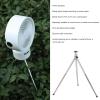 15-30cm Adjustable Tripod LED Floor Lamp Stand Aluminum Alloy Outdoor Camping Fan Light Tripod Vertical Triangular Support Thread Retractable Storage 6mm view 3