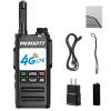 MKMXPTT Network Walkie Talkie Zello Global POC Wireless Remote Unlimited Distance 6000mAh SIM Bluetooth Ham Radio WiFi Long Range 100 Miles GPS Professional POC Walkie Talkie 5000KM Bluetooth