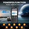 MKMXPTT Network Walkie Talkie Zello Global POC Wireless Remote Unlimited Distance 6000mAh SIM Bluetooth Ham Radio WiFi Long Range 100 Miles GPS Professional POC Walkie Talkie 5000KM Bluetooth view 3