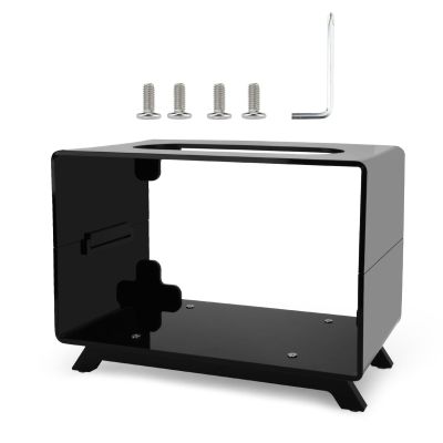 Acrylic Desktop Stand Holder For 3 Speakers Elegant Table Display Shelf With NonSlip
