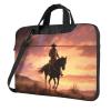 STVYUKL Cowboy West Laptop Shoulder Bag For Men Women Briefcase Messenger Bag W/Strap Handle Waterproof Laptop Sleeve Bag 15.6 Inch view 1