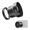 Freewell 1.5X Telephoto Lens Compatible with Fuji X100VI X100V  Enhanced Zoom & Lightweight Design-Black view 1