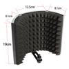 Bloepum Microphone Isolation Screen Mic Sound Absorbing Screens Adjustable for Broadcasting Podcasts Recording Singing Studio Easy Install Easy to Use view 4