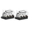 STOBAZA 2pcs Car Audio Power Splitter Block Negative Fuse Holder Easy Install for Car Stereo System view 1