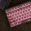 mintcaps Crystal Jelly Keycaps, Translucent Keycaps 123Keys Set Custom KeyCap Set OEM Profile, Keyboard Key Caps for 100%,75%,65%60% Keyboard-Pink view 2