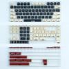 APOJHGF KBDiy SA Profile Keycap Set PBT Double Shot ISO Enter 7U Spacebar Compatible with Custom Mechanical Keyboard Kits(Rome) view 1