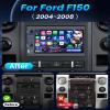 [4GB RAM +64GB ROM] Car Radio for Ford F150 2004-2008: 7'' Touch Screen Stereo with Wireless CarPlay & Android Auto Bluetooth 5GWiFi GPS FM RDS SWC Backup Camera view 2